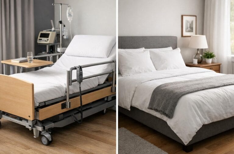 Plejeseng vs almindelig seng