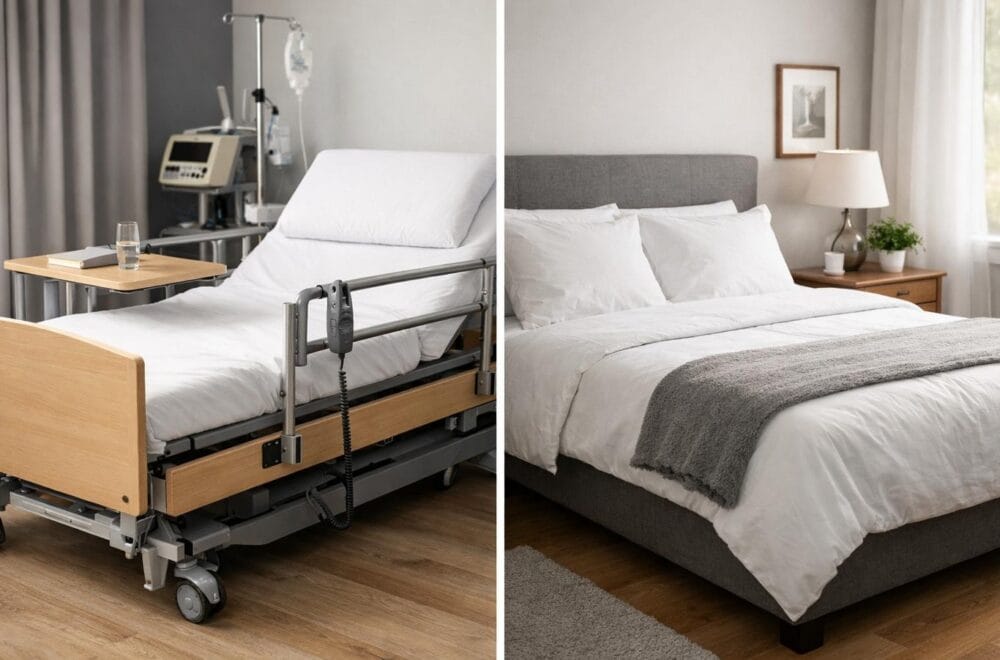 Plejeseng vs almindelig seng